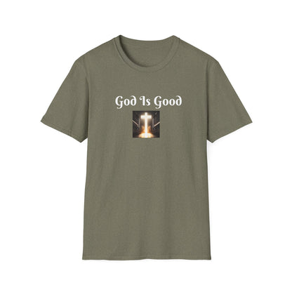 8) REGULAR TEE W/CROSS - UNISEX