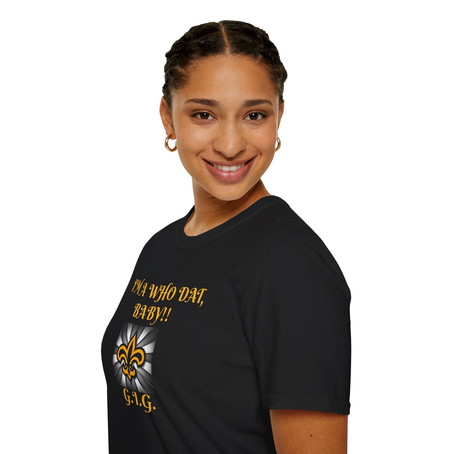 SAINTS REGULAR TEE GIG  WHO DAT - Unisex