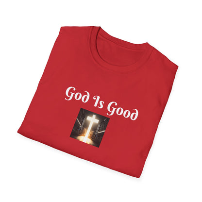8) REGULAR TEE W/CROSS - UNISEX