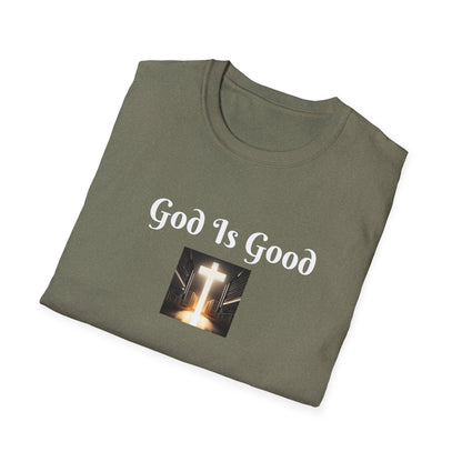 8) REGULAR TEE W/CROSS - UNISEX