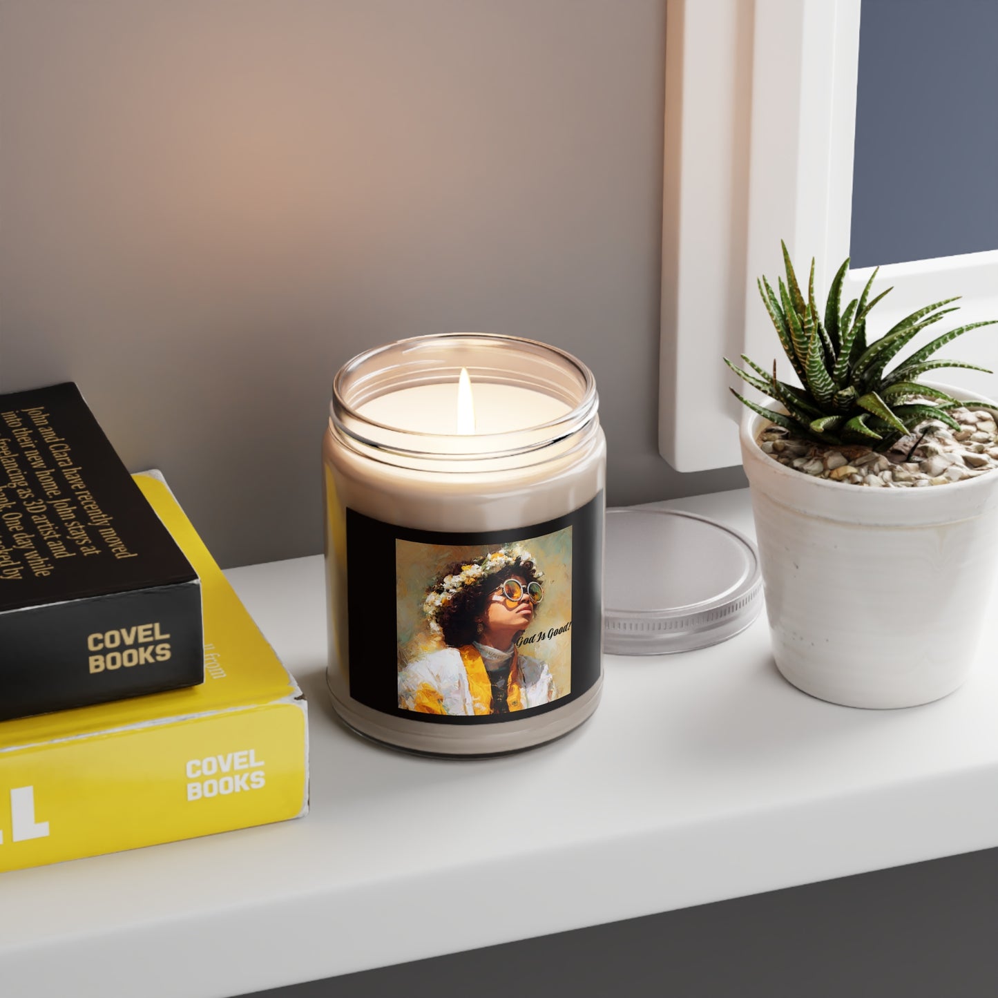 03 Scented Soy Candle 9oz — GIG Art Jar (Reusable)