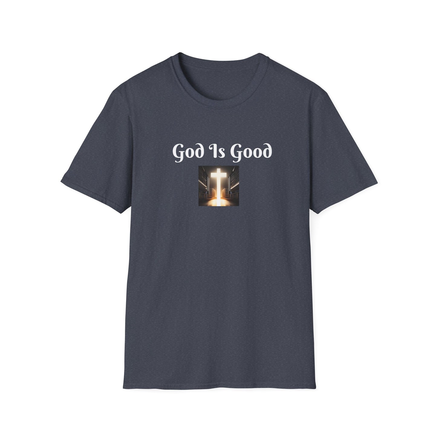 8) REGULAR TEE W/CROSS - UNISEX