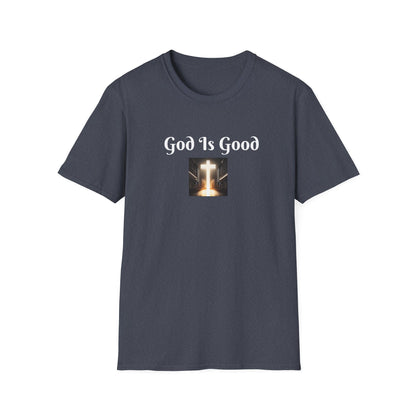 8) REGULAR TEE W/CROSS - UNISEX