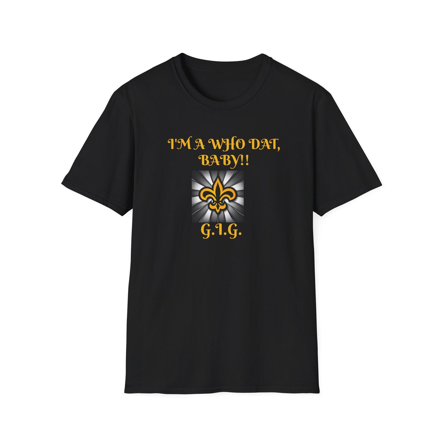 SAINTS REGULAR TEE GIG  WHO DAT - Unisex
