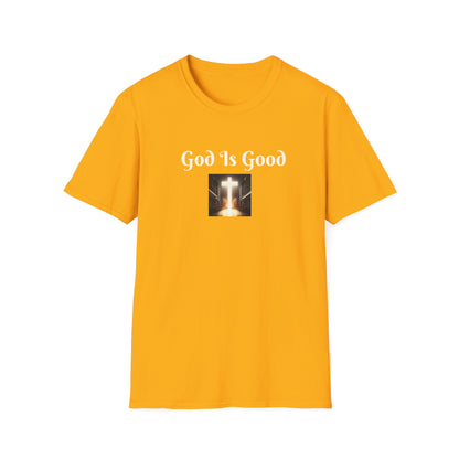 8) REGULAR TEE W/CROSS - UNISEX