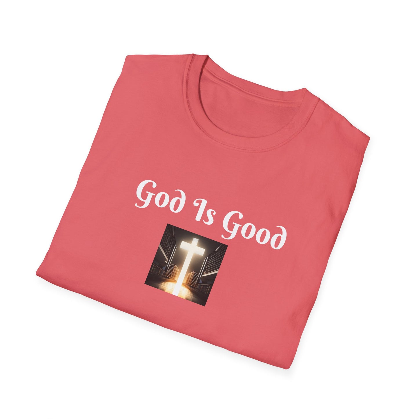 8) REGULAR TEE W/CROSS - UNISEX
