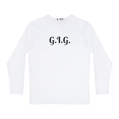 92) LONG SLEEVE POLYESTER SHIRT (white only)